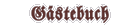 Gästebuch